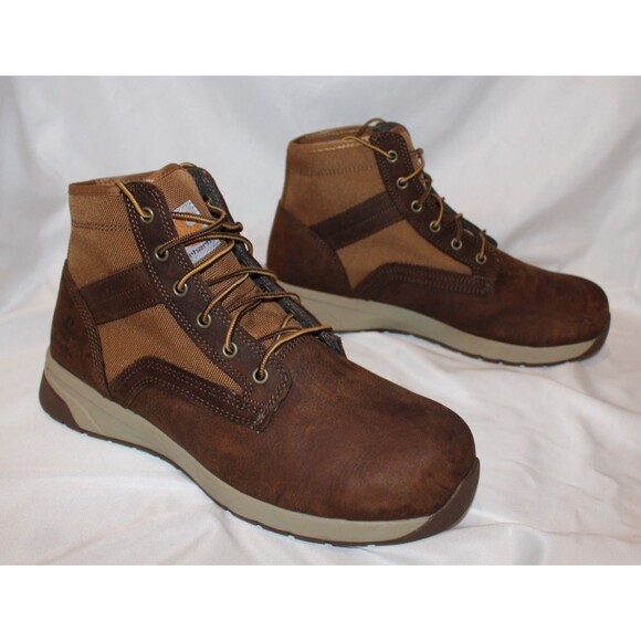 NWT Carhartt Men's US Size 10.5 Force Lightweight Elite Hazard Brown Boot - Picture 4 of 7